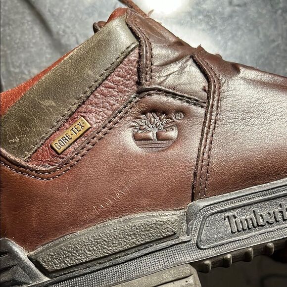 Timberland Brown Leather Men\'s Shoes size 8 wide main image 10
